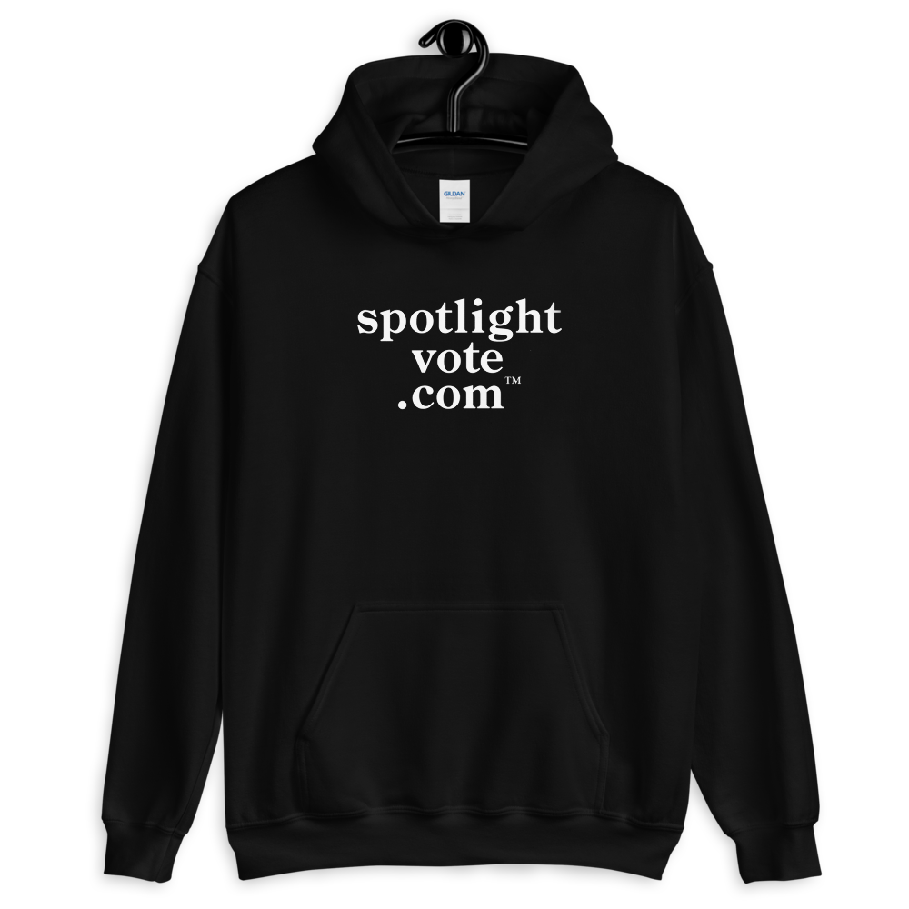 Hoodie: Block Style Logo for Men and Women