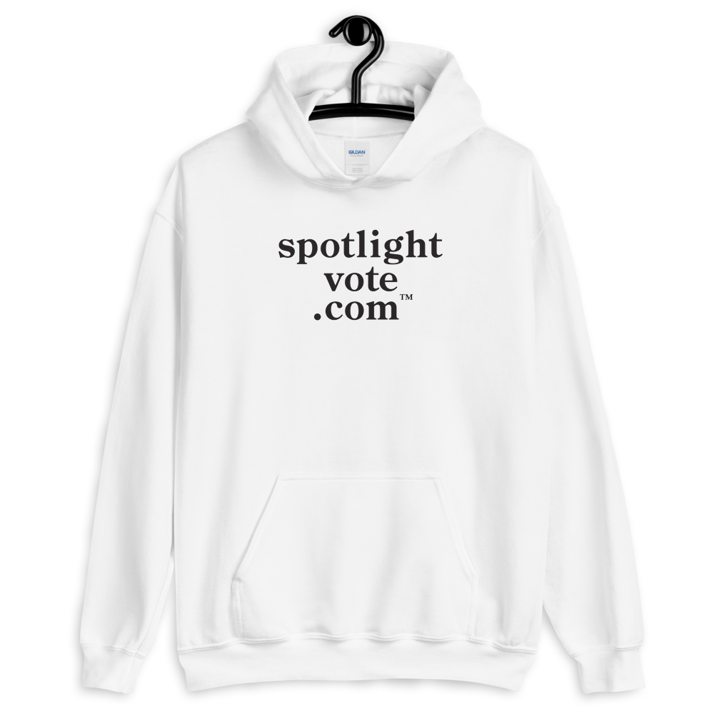 Hoodie: Block Style Logo for Men and Women