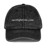 Baseball Cap: Faded Black Vintage