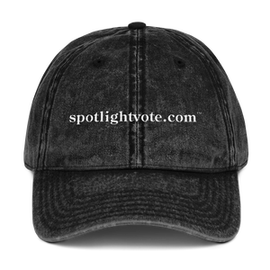 Baseball Cap: Faded Black Vintage