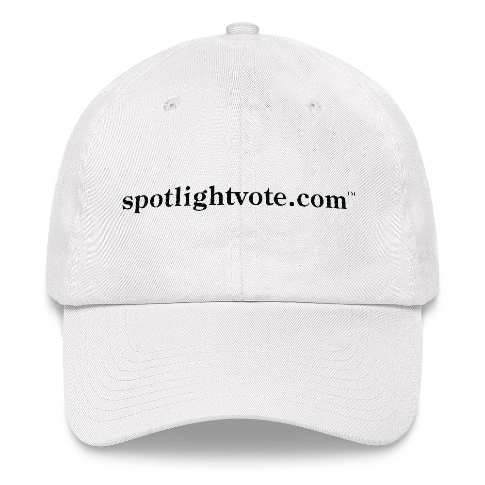 Baseball Cap: White Chino Cotton