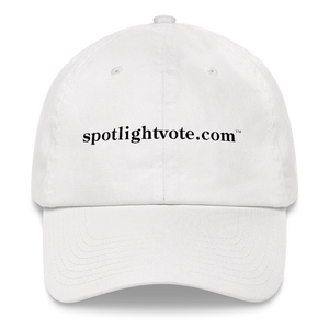 Baseball Cap: White Chino Cotton