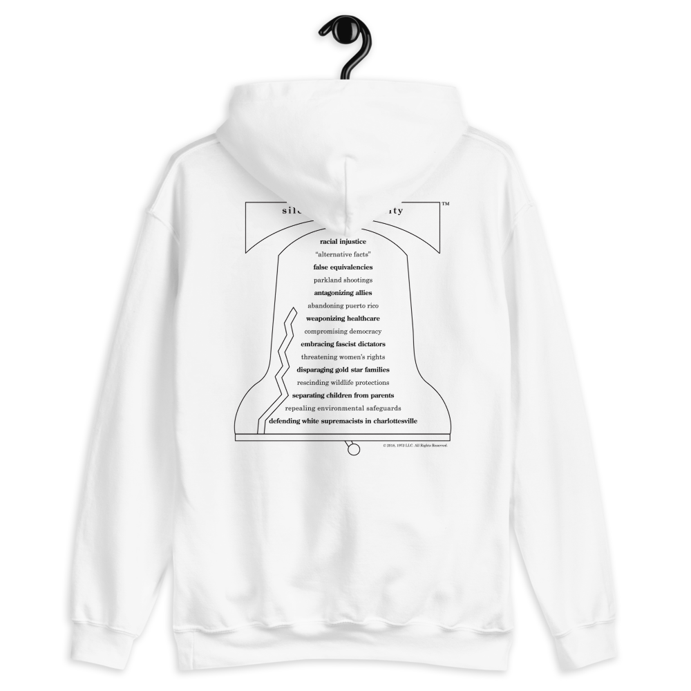 Hoodie: Block Style Logo for Men and Women